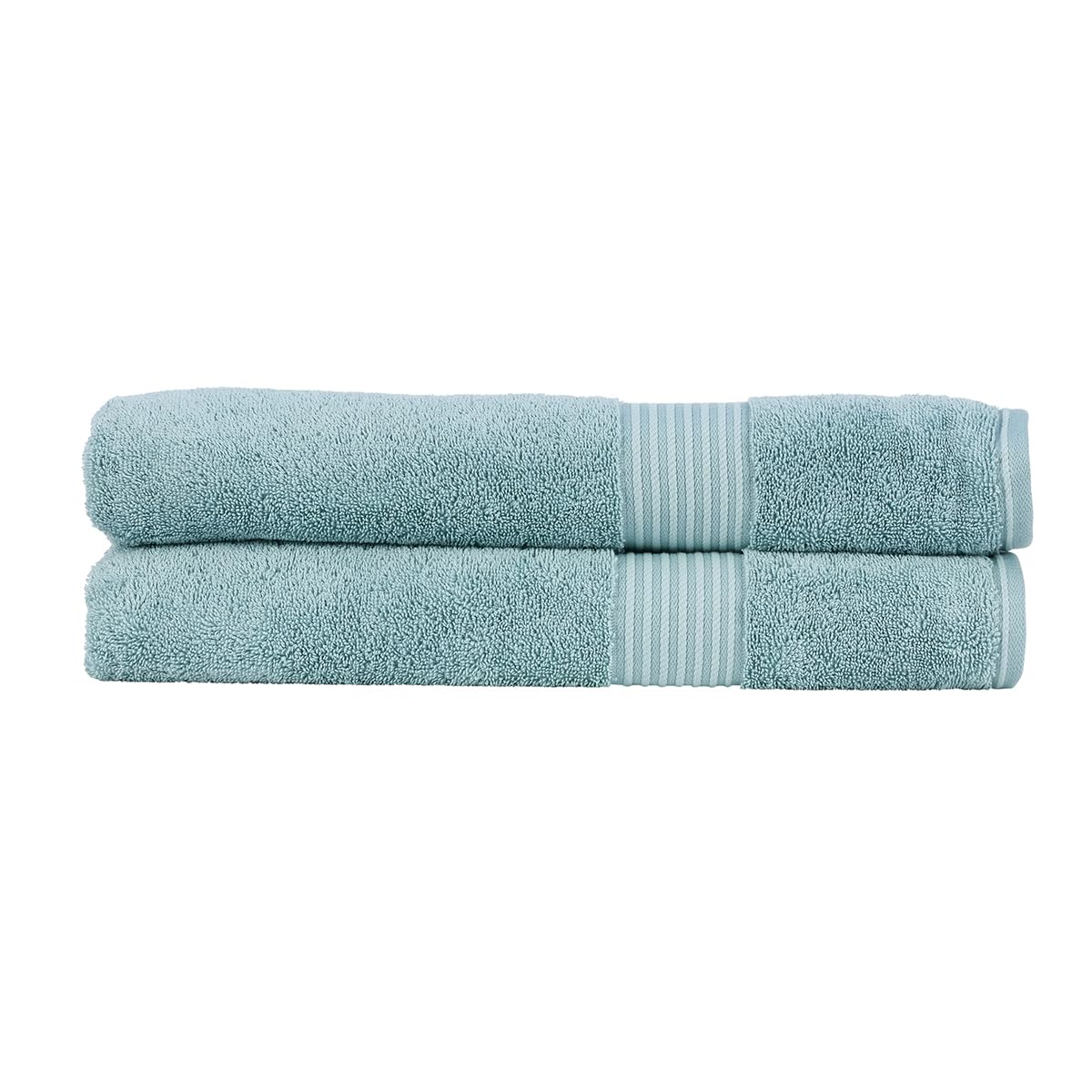 Christy Supreme Hygro 2 Hand Towels Set | Blush Pink | 100% Luxury Supima Cotton | Ultra Soft | Super Absorbent | 650GSM | Plush and Long Lasting — view 95