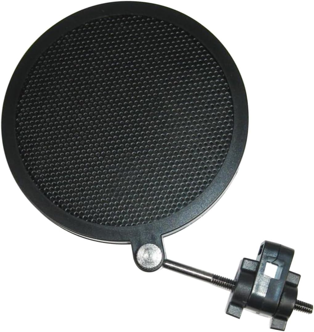 ERINGOGO 1pcs Microphone Cover Small Double-layer Windscreen Pop Filter Mask Shield for Hissing and Popping Reduction Keep Mic Clean