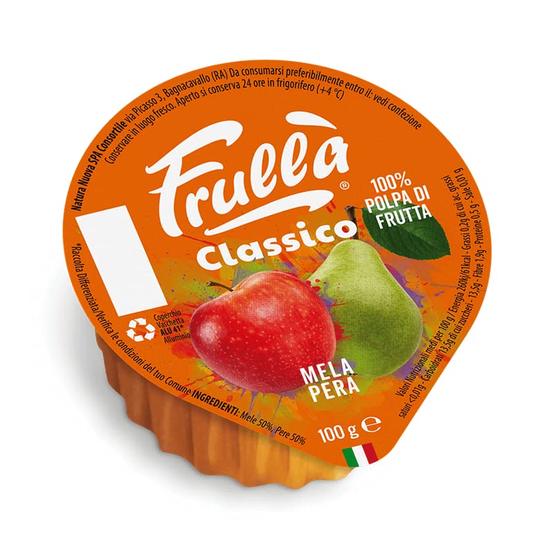Polpa di frutta Mela Pera – Pack 18 pezzi