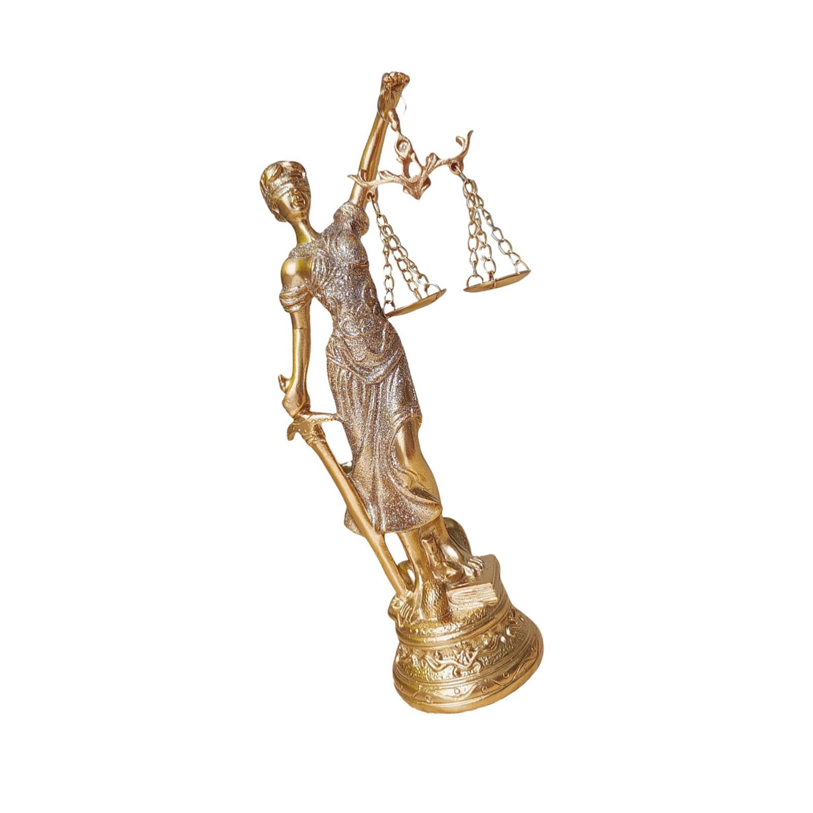 Blind Law Woman Statue Resins Lady Justices Sculpture with Scale Greek Roman Fairness Figurine Ornament Lawyer Lady Justices Statue