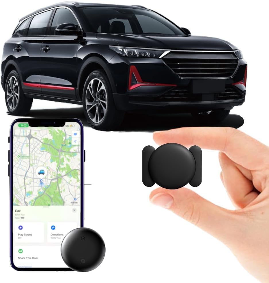 Car GPS Tracker for Vehicles Worldwide GPS Tracker for Vehicles Work with Find My (iOS Only), Car Vehicle Tracking Anti-Lost Locator with App for Cars