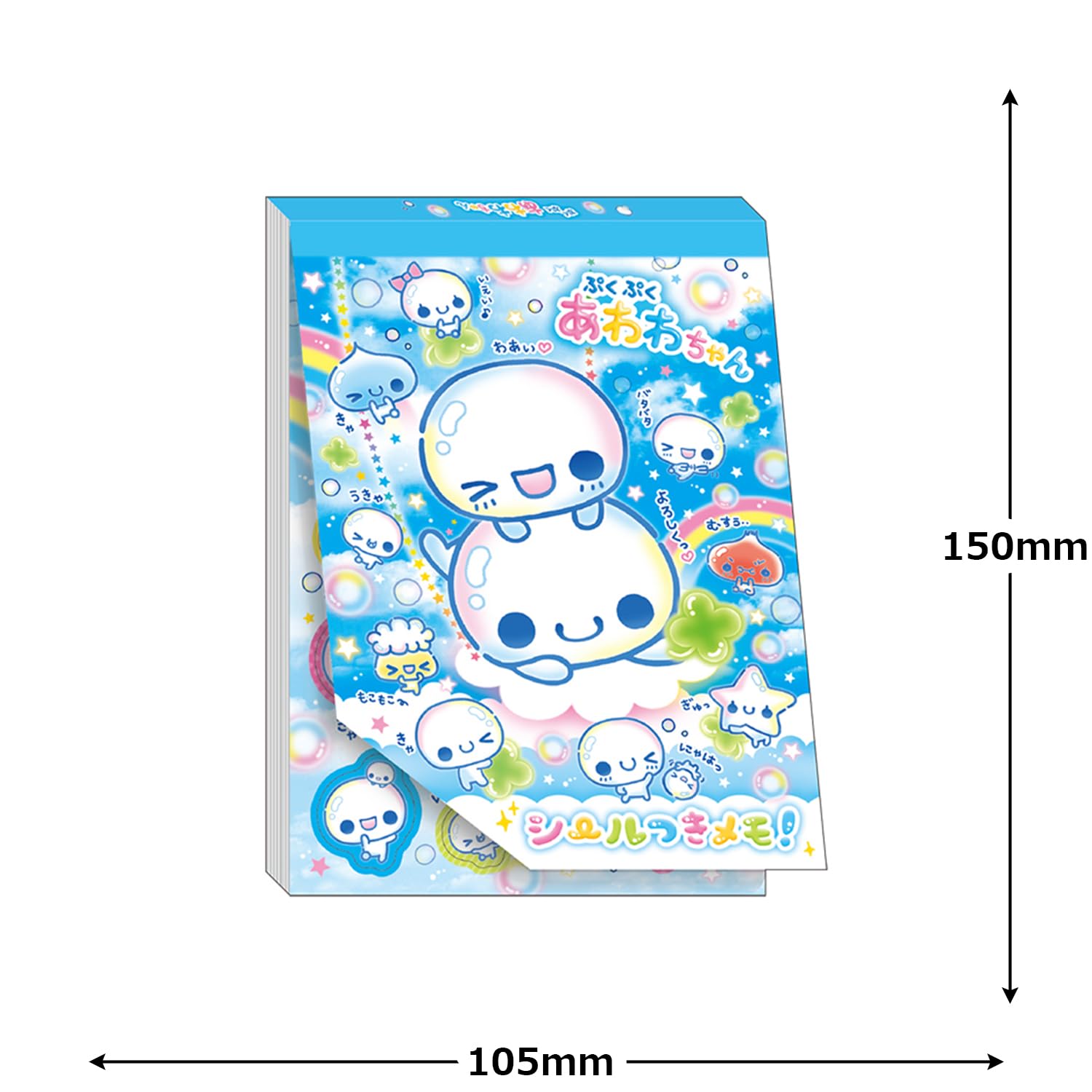 Amazon.co.jp: カミオジャパン メモ A6 シール付きメモ 平成ファンシー