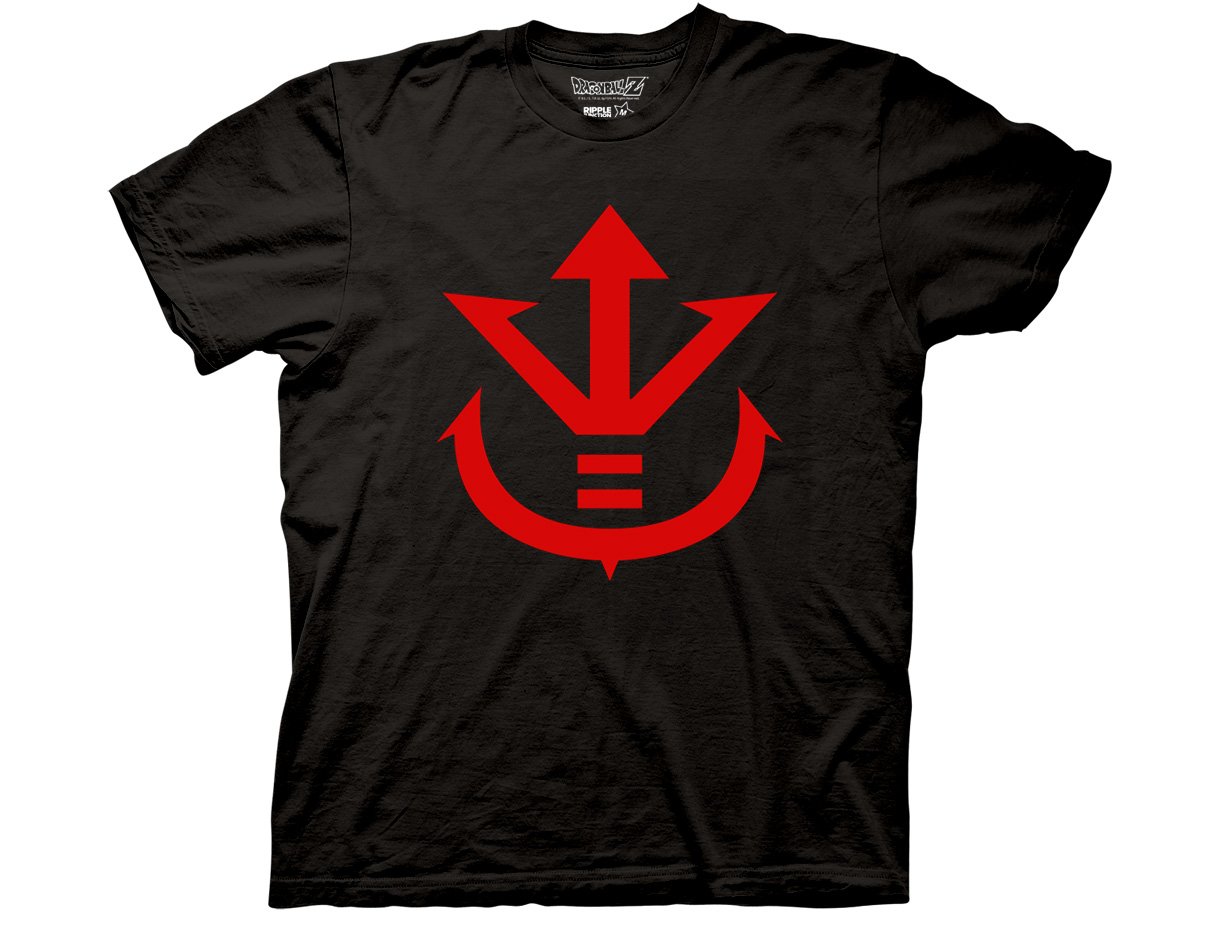 Ripple Junction Dragon Ball Z Saiyan Royal Family Symbol Adult T-Shirt