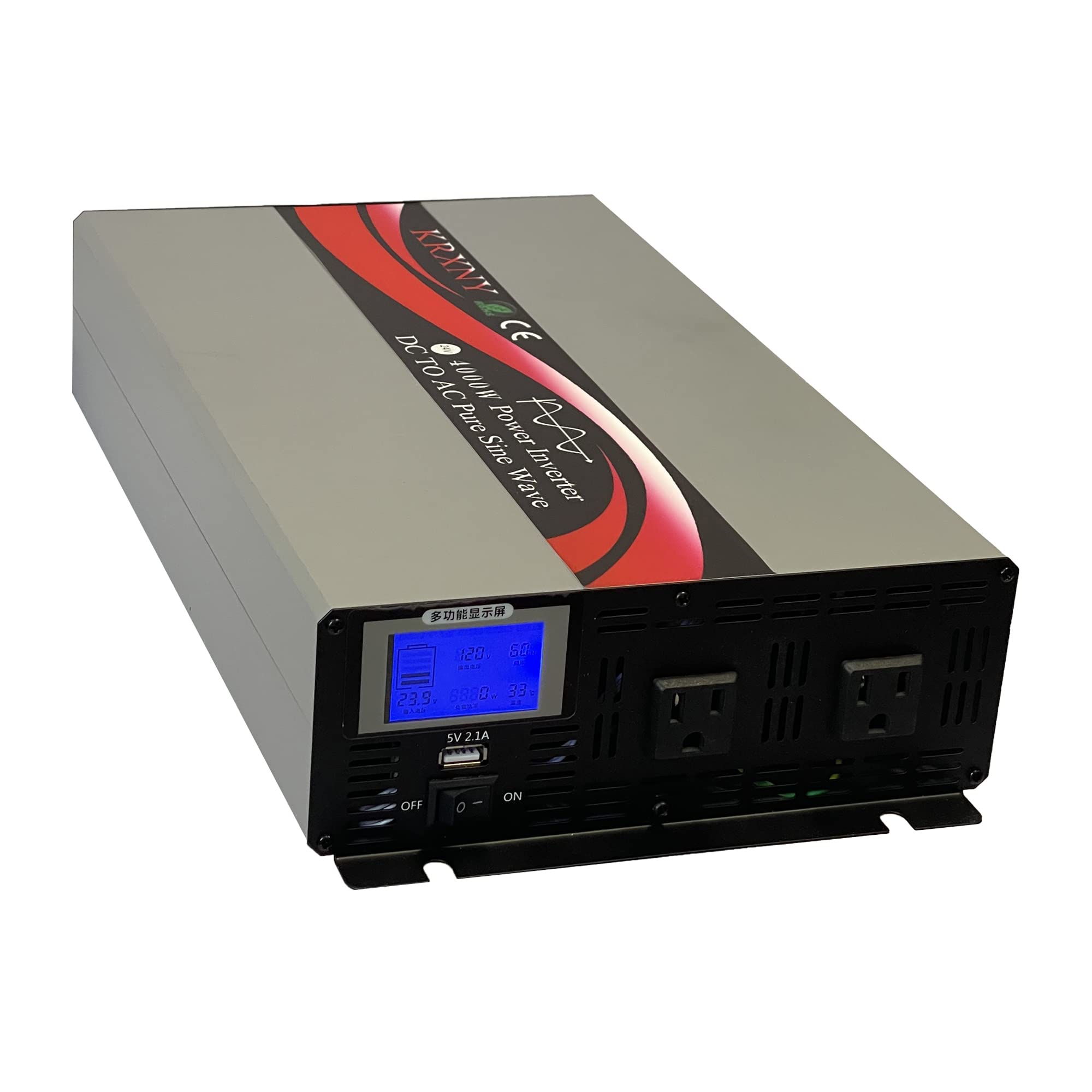 KRXNY 4000W  ׸    ι 24V DC  120V AC 60HZ LCD ÷ USB Ʈ