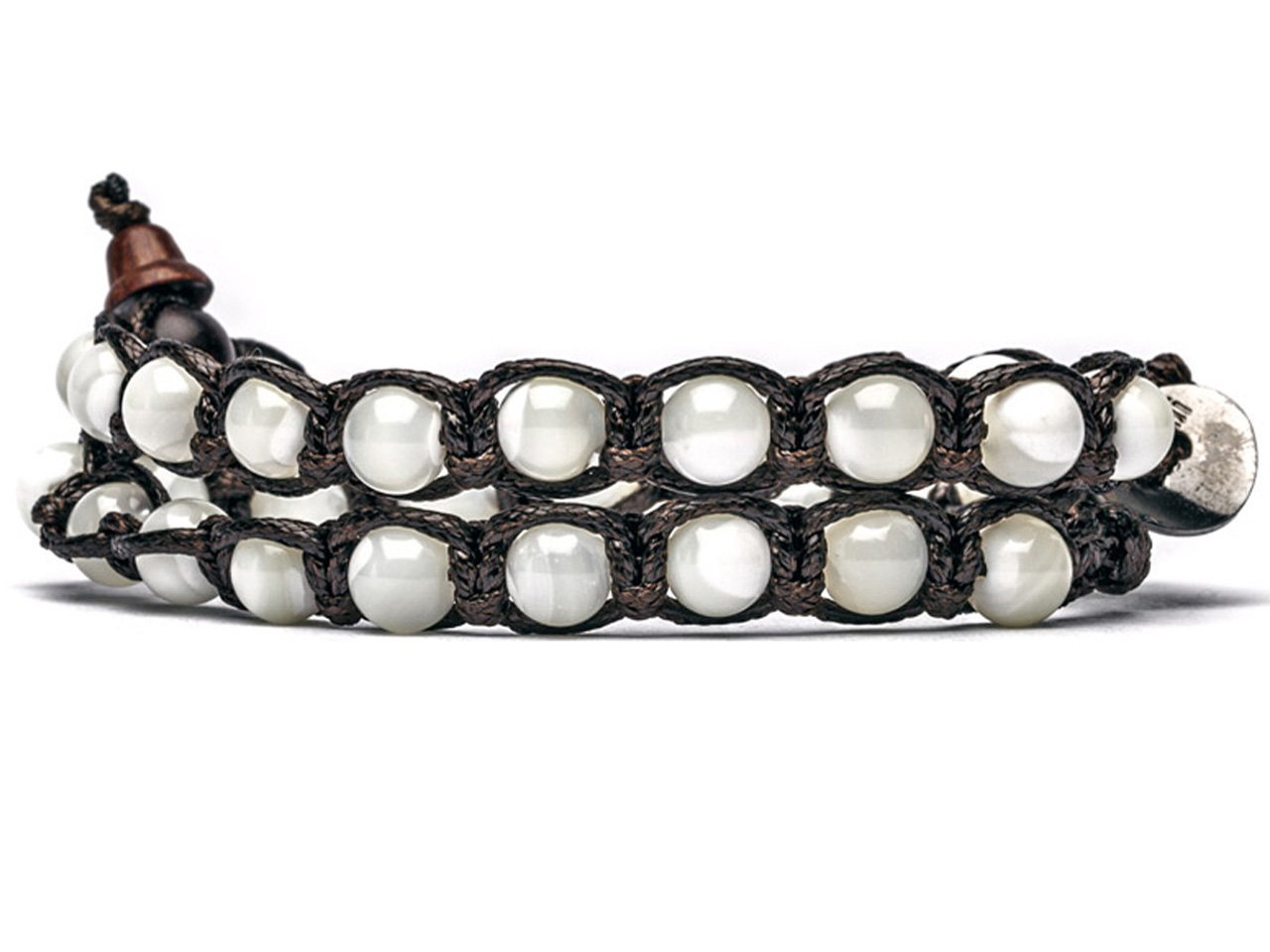 TAMASHII Bracciale tibetano doppio giro in Madreperla BHS600-39