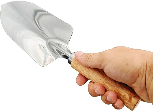 Miniatura 5 de Pala de jardinería Paleta de excavación verde profundo para plantar césped Aleación Spade Mango de goma antideslizante