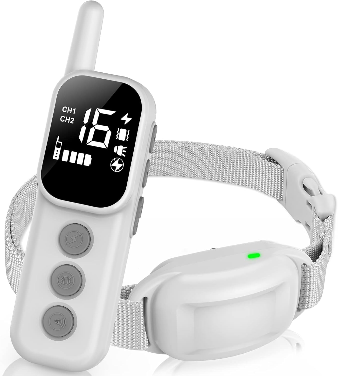 Snsng Dog Shock Collar, IP67 Waterproof Dog Training Collar