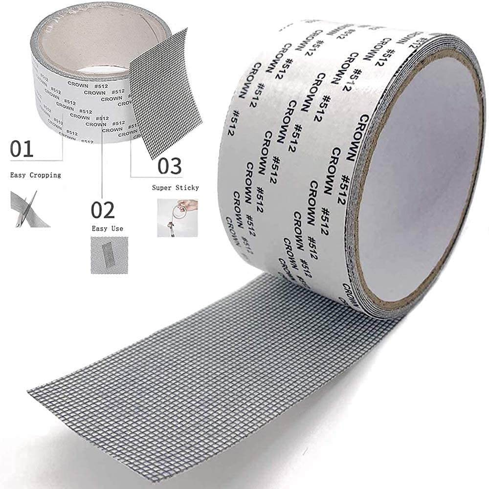 Pink pari Window Screen Repair Tape, Strong Adhesive & Waterproof Fiberglass Covering Mesh Tape,Window Door Tears Holes Screen Patch Repair Kit,fiberglass covering net-invisible seam dry wall tape (2) (B09GMC21XG) Amazon Price History, Amazon Price Tracker