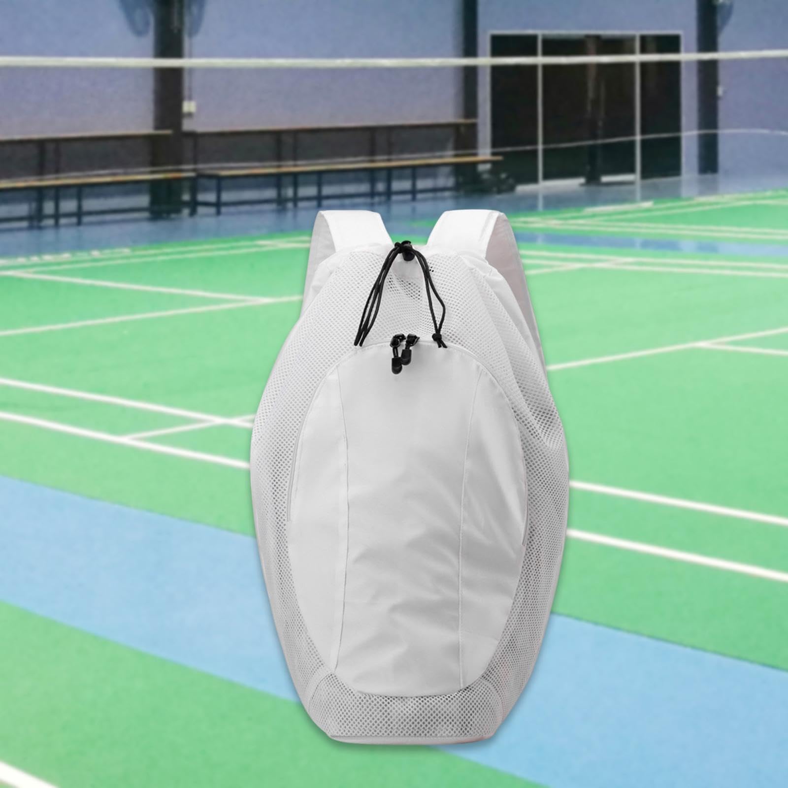 F Fityle Zaino con Coulisse e Scomparto in Rete, Borsa da Tennis di Grandi Dimensioni, Borsa Sportiva da Palestra per Badminton, Viaggi e