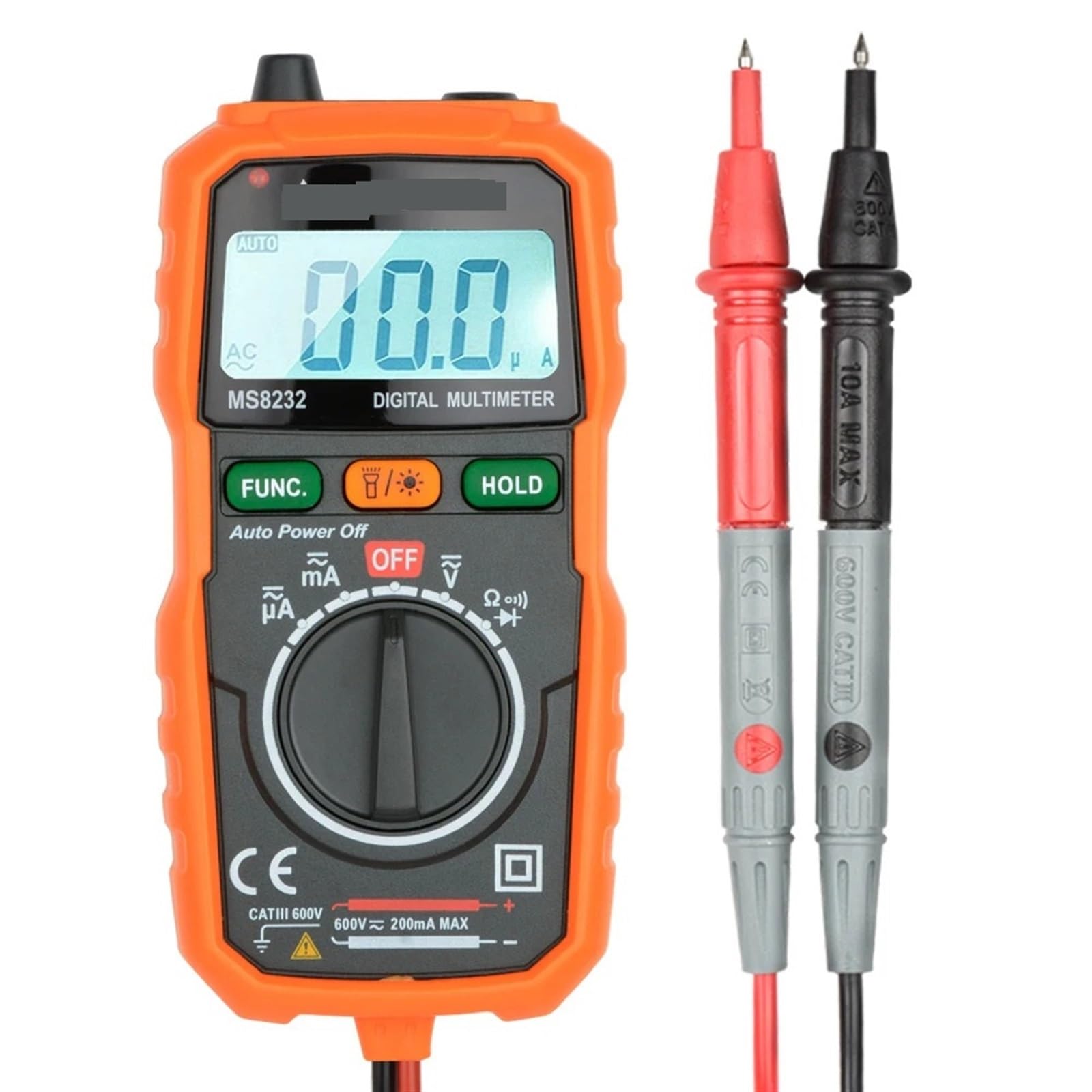 LCR Meter, Cyfrowy multimetr Profesjonalne przewody pomiarowe Multimentro Cyfrowy pomiar napięcia NCV Latarka Tester multimetr,Tester Tools