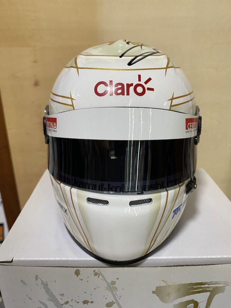 Amazon.co.jp: 直筆サイン入り 小林可夢偉 1 2ヘルメット 日本GP 2012