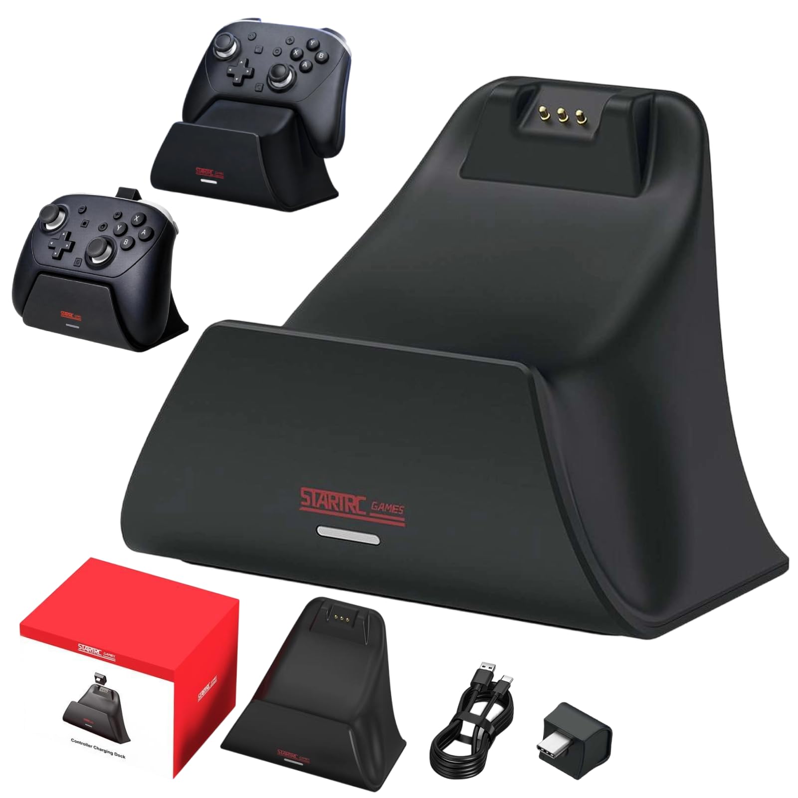 Amazon.co.jp: For Switch 2 Proコントローラー専用 充電スタンド 2台