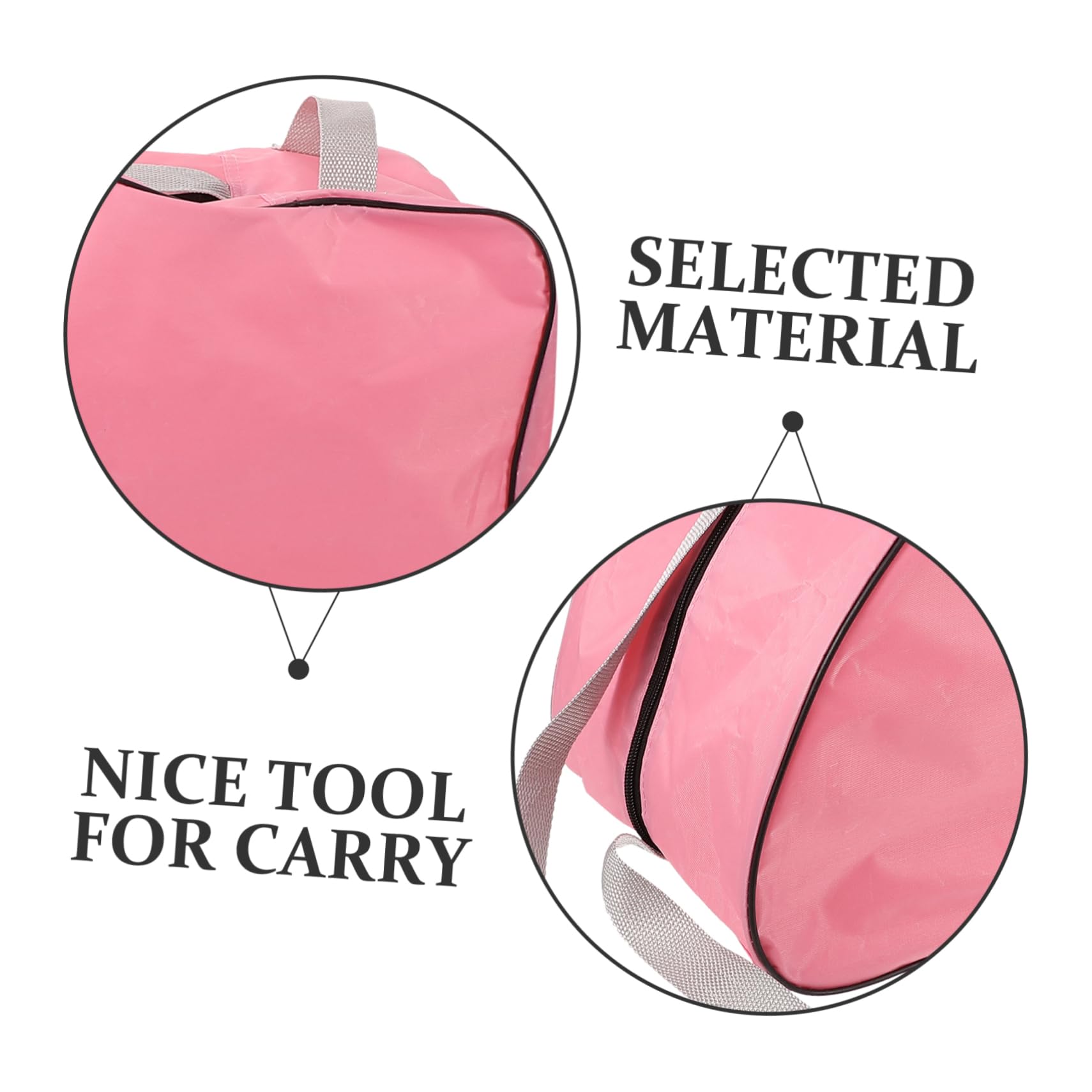 KOMBIUDA Borsa Facile da Pulire e Design Semplice alla Moda Pasta Rotelle Rosa con Tracolla e Maniglia per Pattini a Rotelle e Ghiaccio Ghiaccio per Uso All'aperto