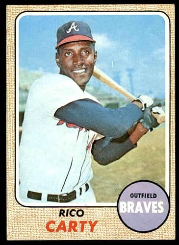 Baseball MLB 1968 Topps #455 Rico Carty Braves