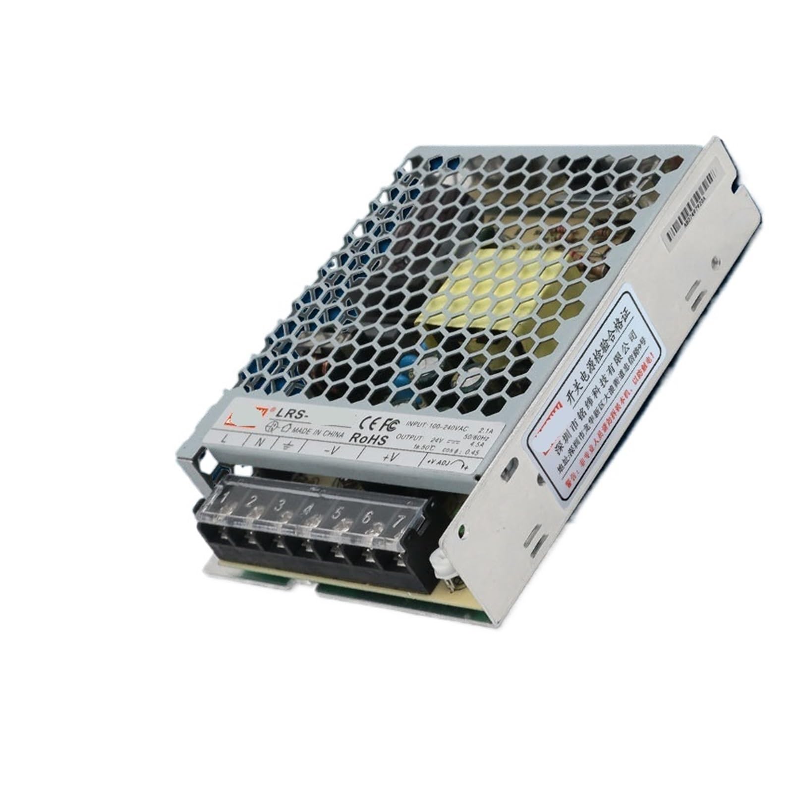 PWANUIGTE LRS-100W-24V12V36V Ultra-Thin Industrial Switching Power Supply 220VAC AC to DC(LRS-100W-24V)