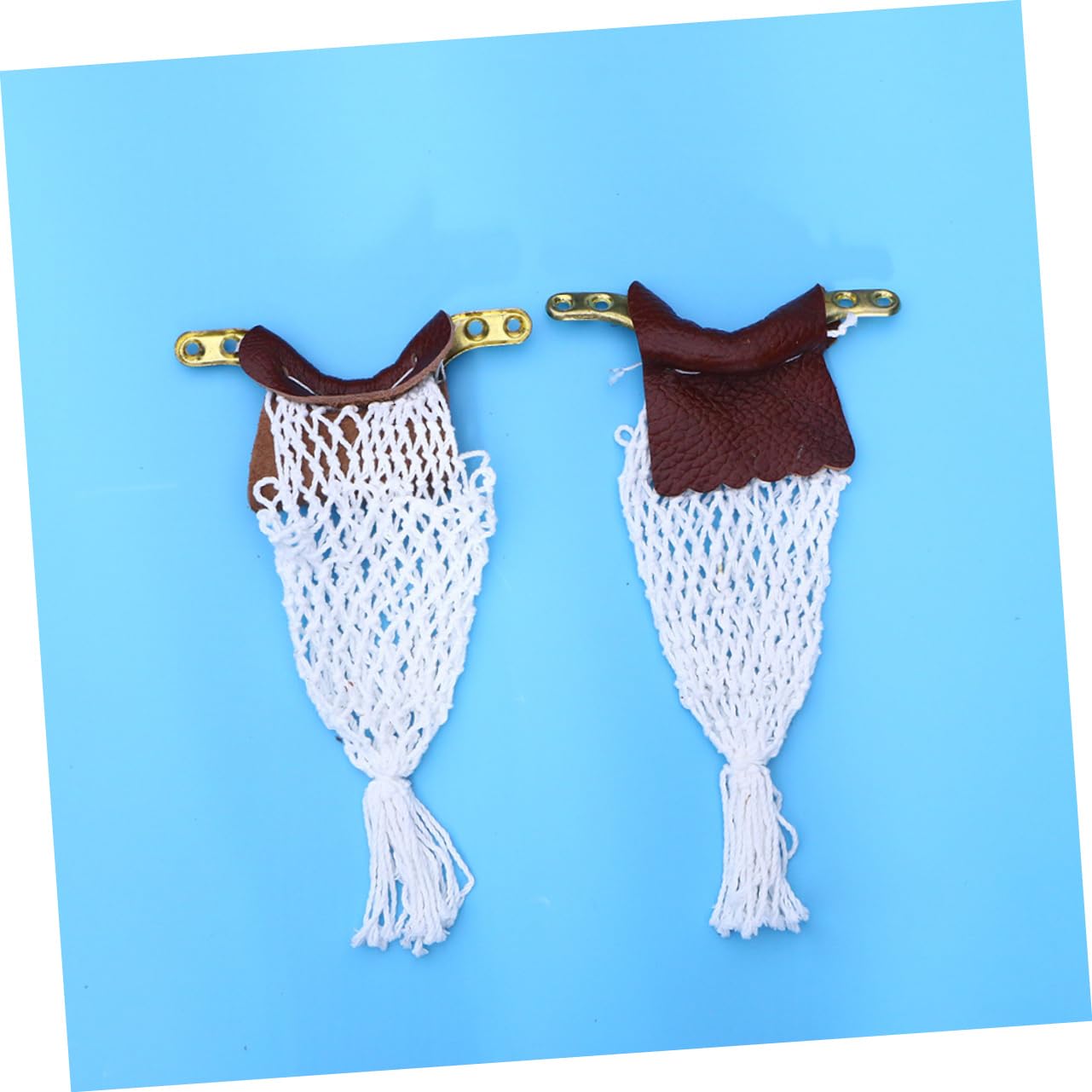 BCOATH Luxury Leather Billiard Net Bag 4pcs Pool Table Pockets Snooker Pockets Replacement