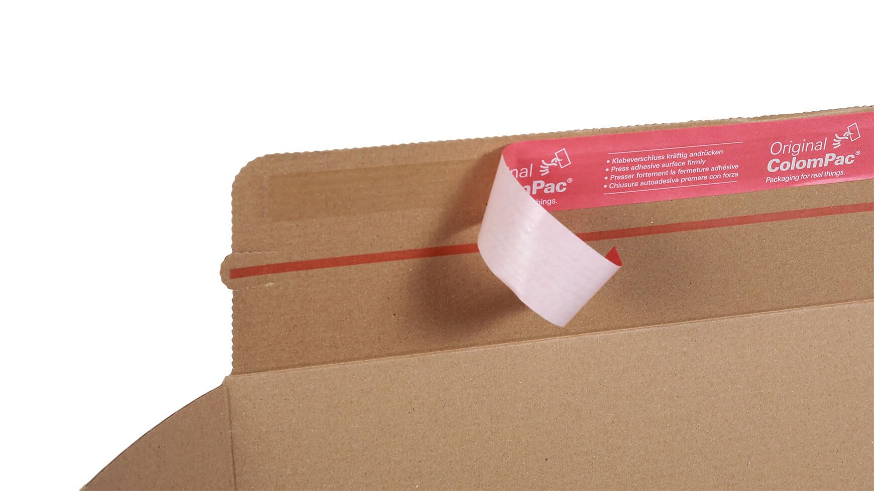 40x Modulbox 250 x 175 x 50 mm Selbstklebestreifen Braun Briefkarton Maxibrief Versandkarton DHL, Hermes, UPS