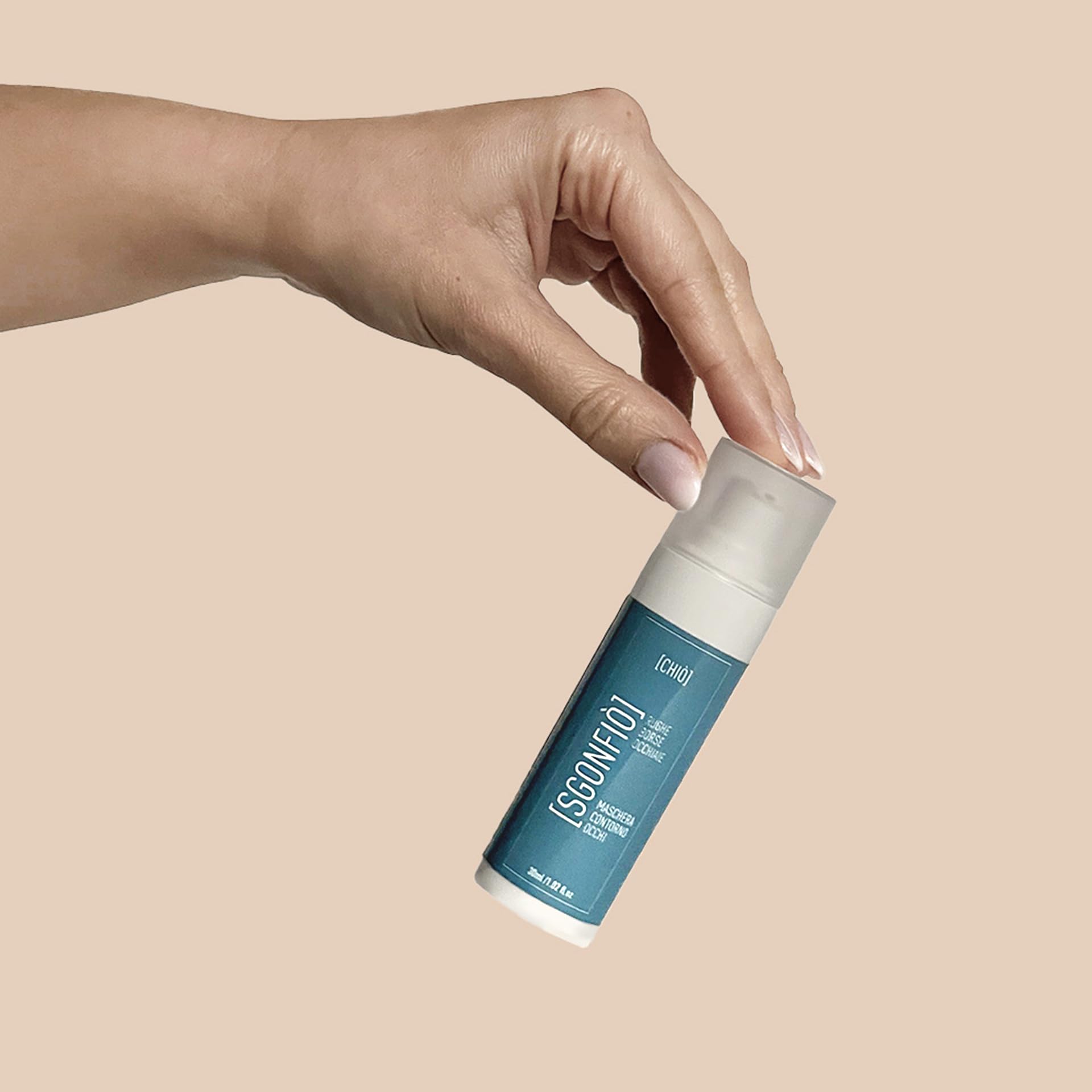 Sgonfiò - CHIÒ NATURAL COSMETICS - Maschera contorno occhi - rughe, linee sottili, borse e occhiaie - riduce visibilmente linee sottili, borse e occhiaie - distende il contorno occhi -30 ml