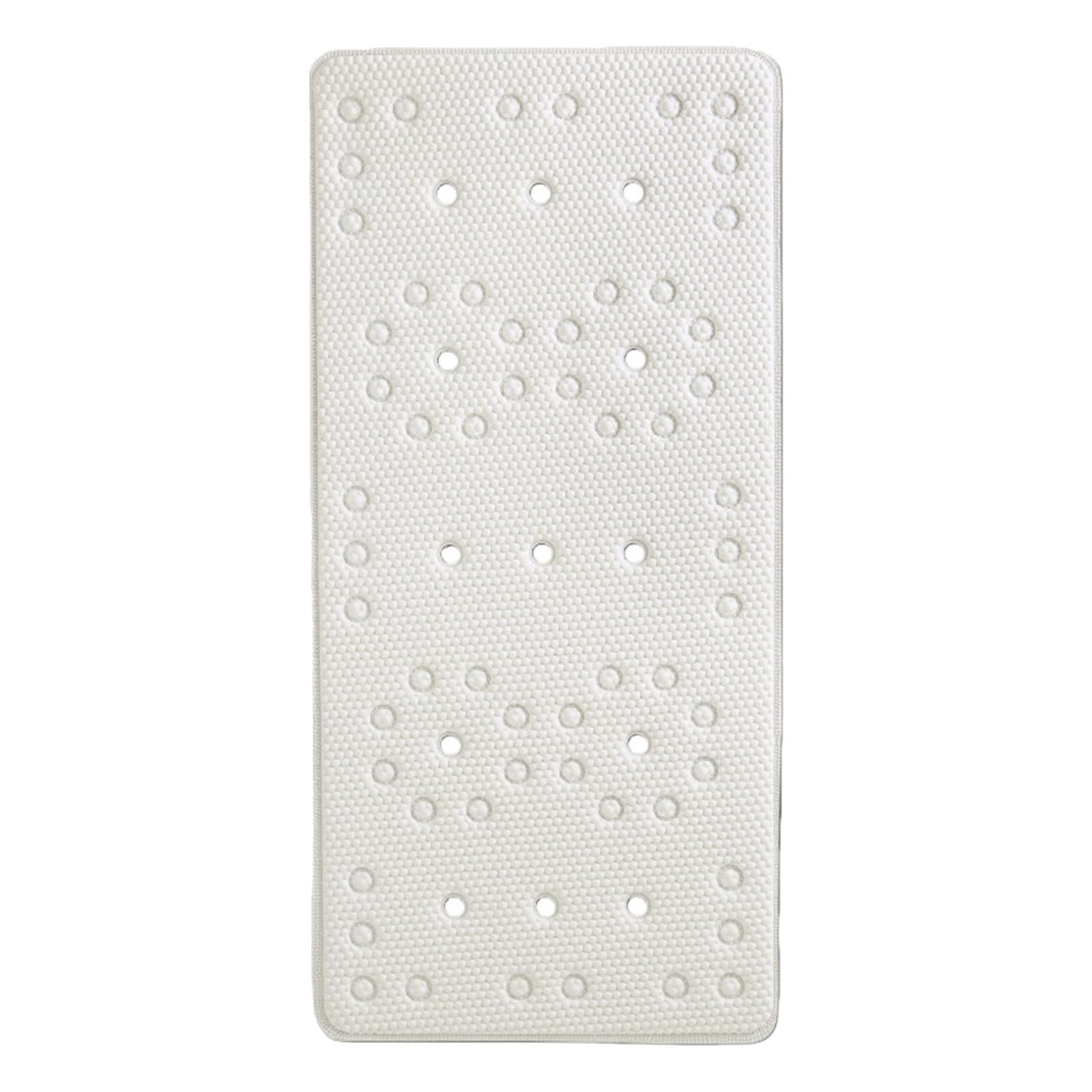 Kalttoy White Bathtub Mat 91Cm Bathroom Mat Made From Flexible Pvc Foam To Secure Stability And Warm Feel Slip Proof Bath