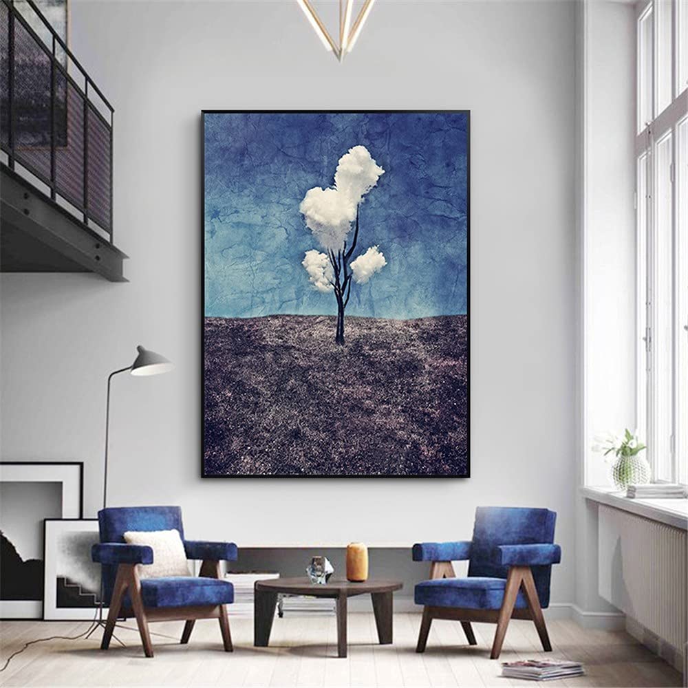 Art de diamant de bricolage 5D Arbre Baiyun toile haute définition grand format mosaïque