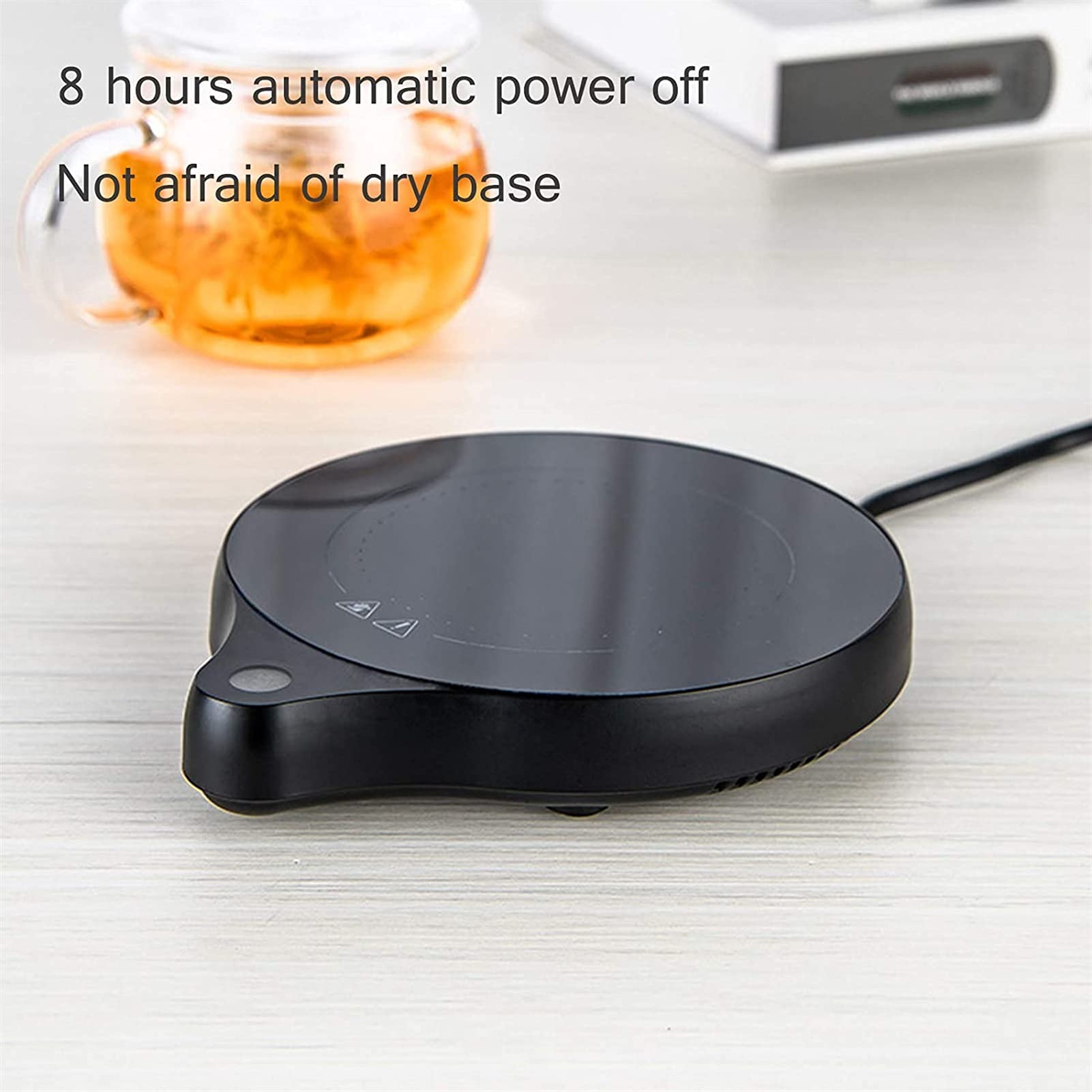 Calentador de Tazas de café Calentador de Tazas Calentador de café con Apagado automático para Mantener la Temperatura de Forma Segura Uso para la Oficina/hogar para Calentar té de café