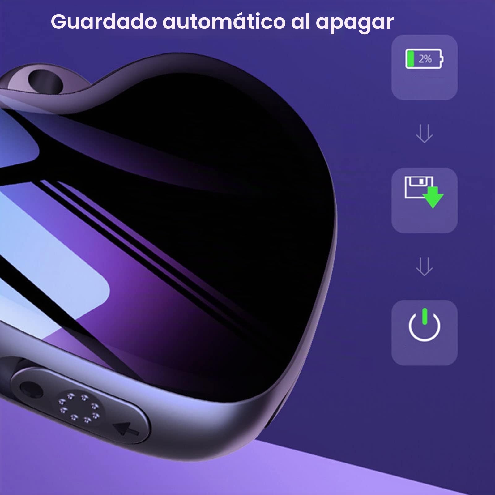 Grabadora Activada por Voz, Grabadora de Audio Digital en Forma de Corazón, Mini Grabadora de Voz con Auriculares, Grabación con un Clic, Eliminación en Línea, Dispositivo de