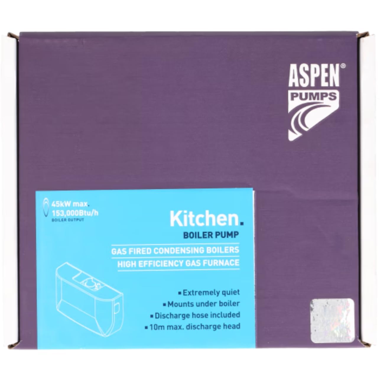 Aspen Pumps Kitchen Boiler Pump FP2943 - Pompa Scarico Condensa per Caldaie a Condensazione e Forni a Gas, 12 L/h, Altezza Max 10 Metri, Silenziosa 21 dB(A)