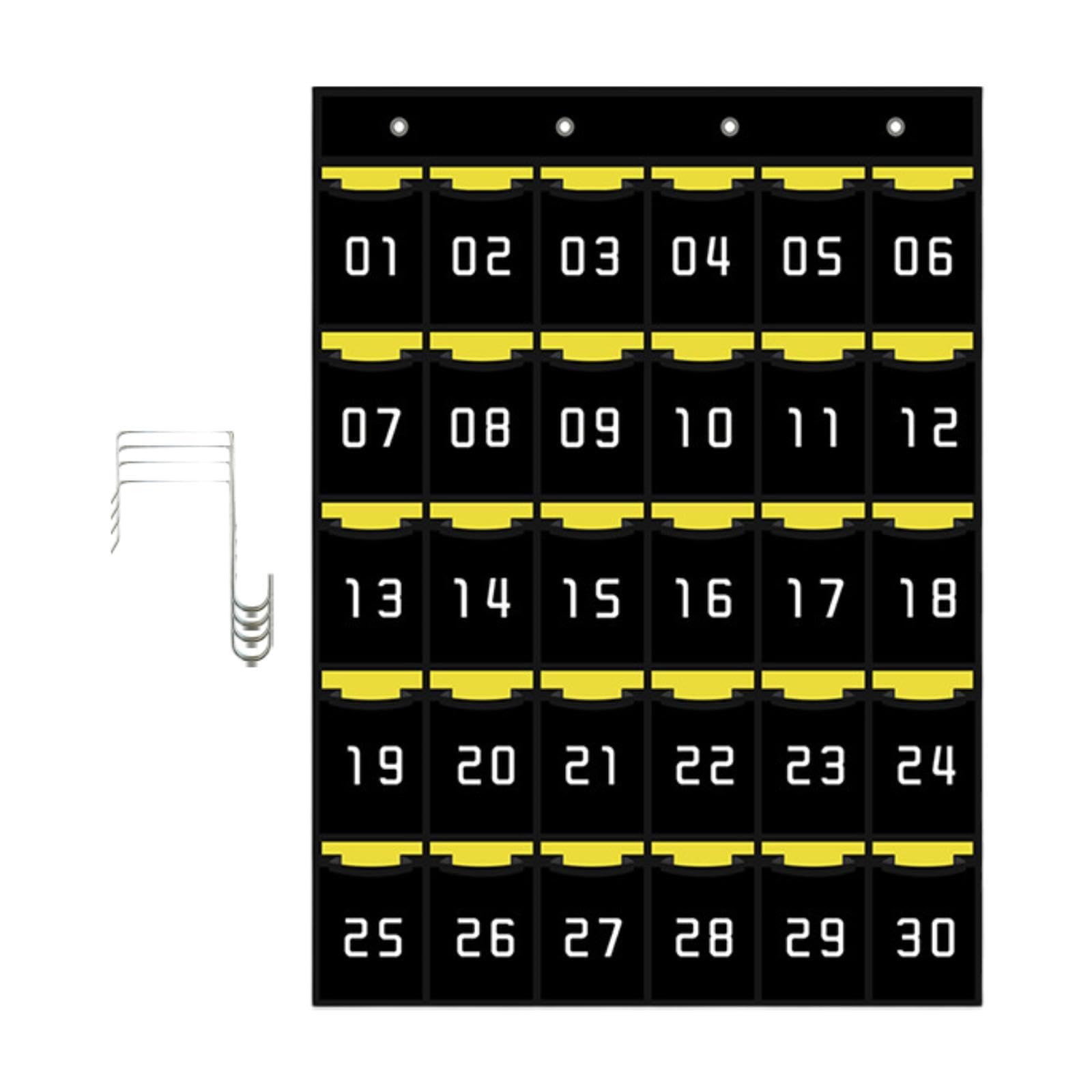 SNAPPSY® Classroom Pocket Chart for Cellphones Hanging Organizer for Closet Dormitory 30 Pockets-image-38