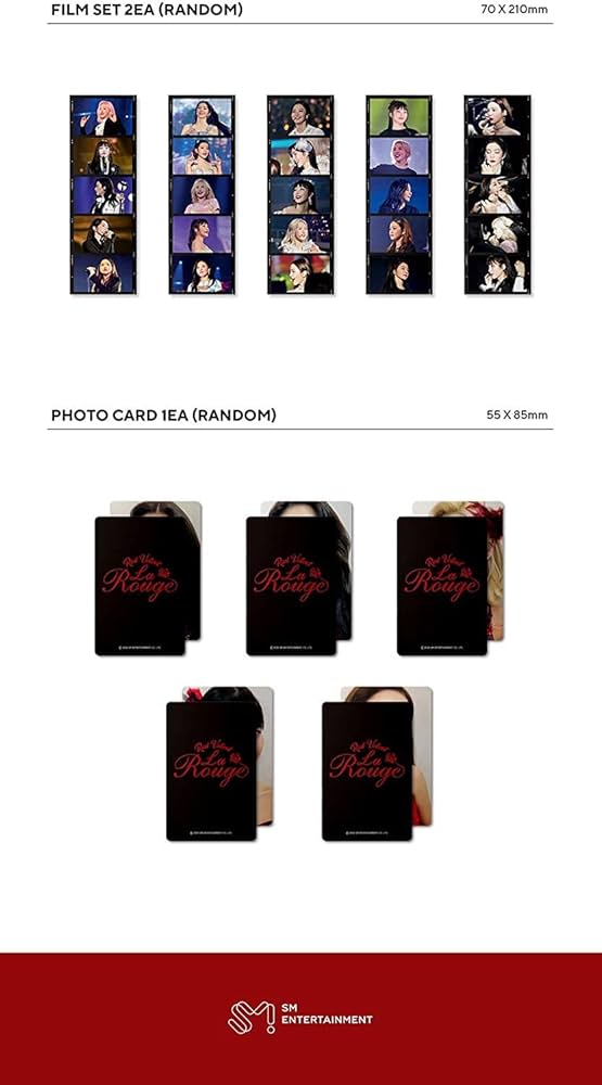 RED VELVET [LA ROUGE] 3RD CONCERT PHOTO BOOK(166p)+2p Film