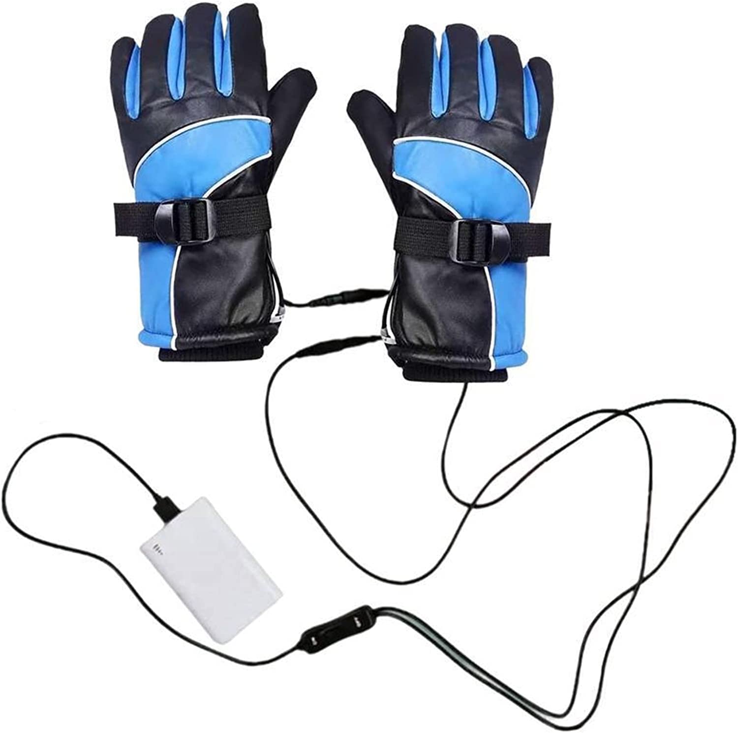 AAPIE Guanti USB Scaldamani Guanti USB in Cotone a Temperatura Costante Guanti USB Riscaldati Riscaldati per Uomo in Equitazione Alpinismo