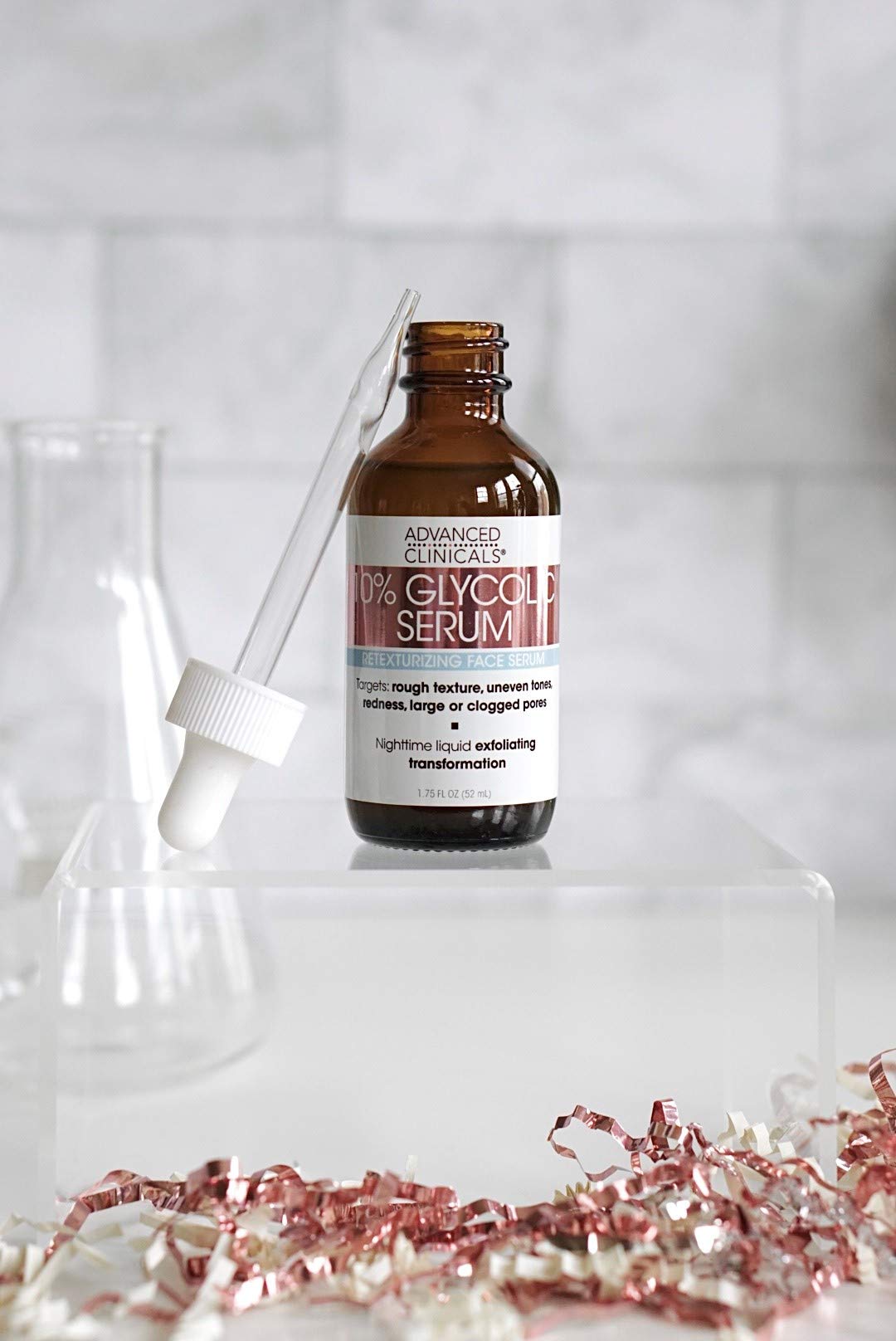 Advanced Clinicals Glycolic Peel Serum + Salicylic Acid Treatment