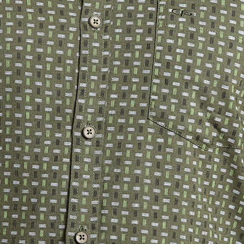 Image of Colorplus Men's Pure Cotton Print Pattern Contemporary Fit Spread Collar Full Sleeve Casual Shirt