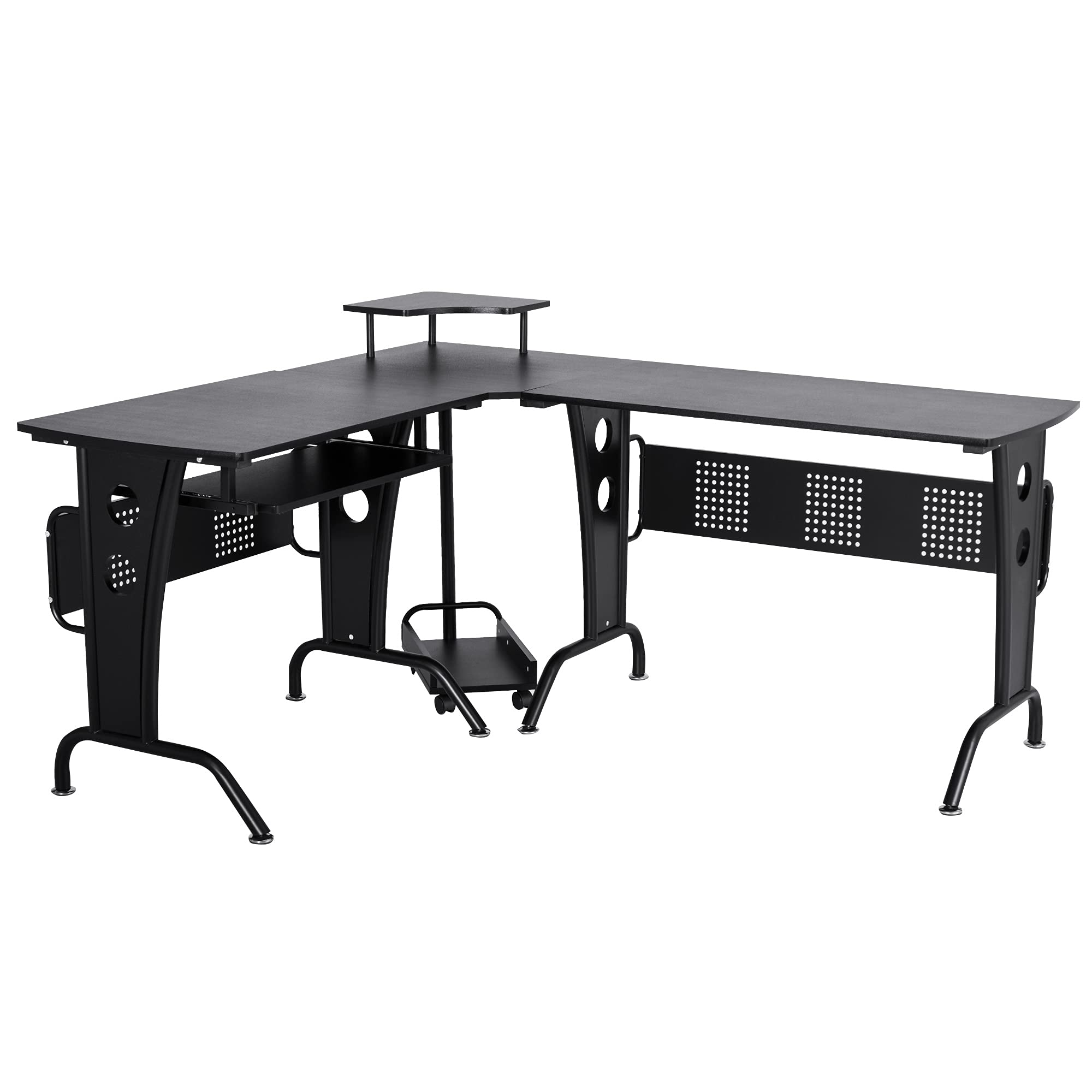 Buy LShaped Corner Computer Office Desk Workstation with