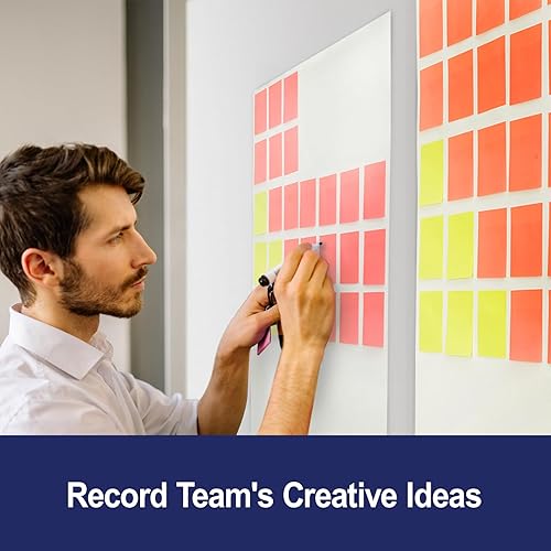 Miniatura 6 de Comix Almohadilla de caballete pegajoso, papel de 25 x 30 pulgadas para profesores, papel de caballete autoadhesivo grande, 30 hojasbloc, 4 blocs