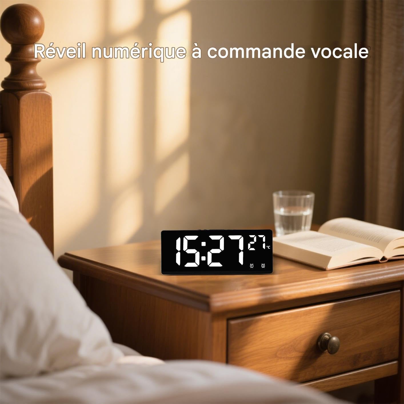 Sveglie Per Camera Da Orologio Gadget Cool Display Temperatura Sonno