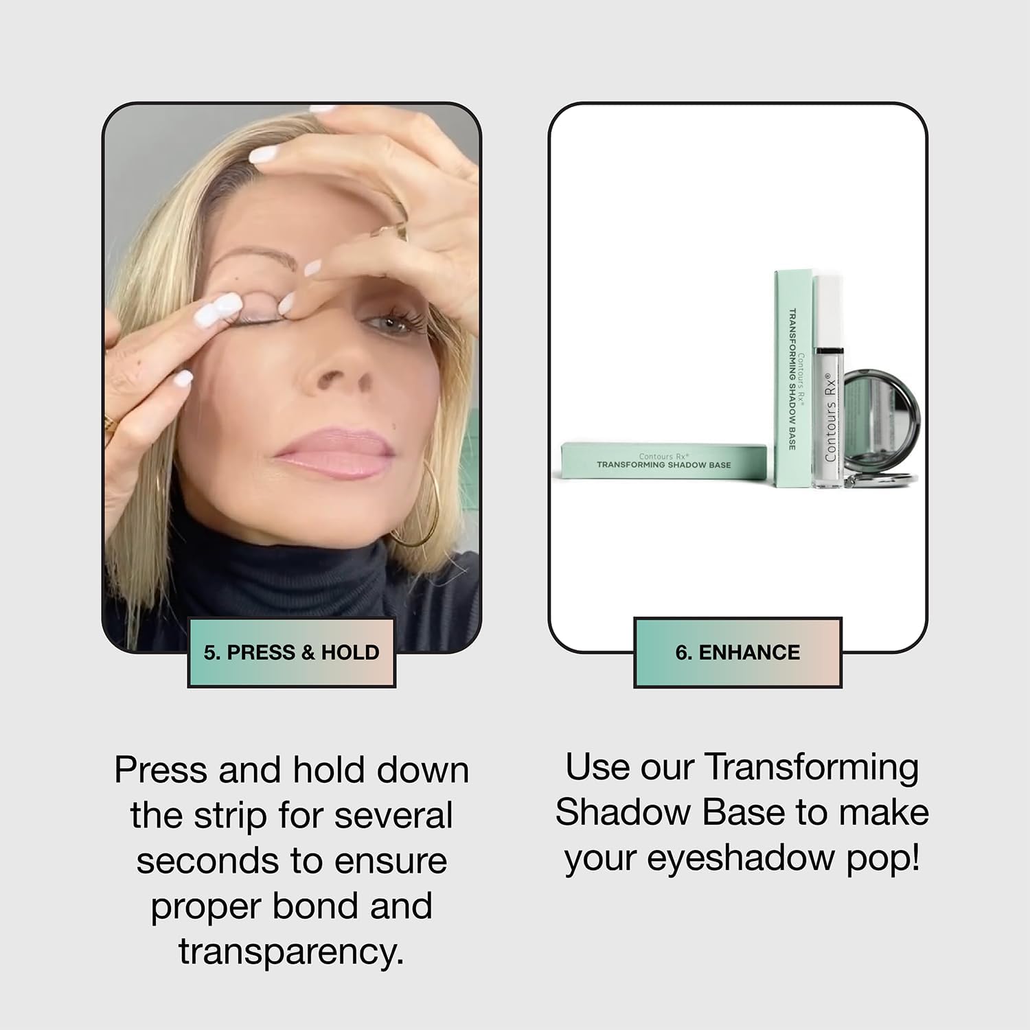 Contours Rx Lids by Design Eyelid Lift Strips with Travel Case and Tweezers, Invisible Eyelid Tape for Hooded Eyes - Image 3