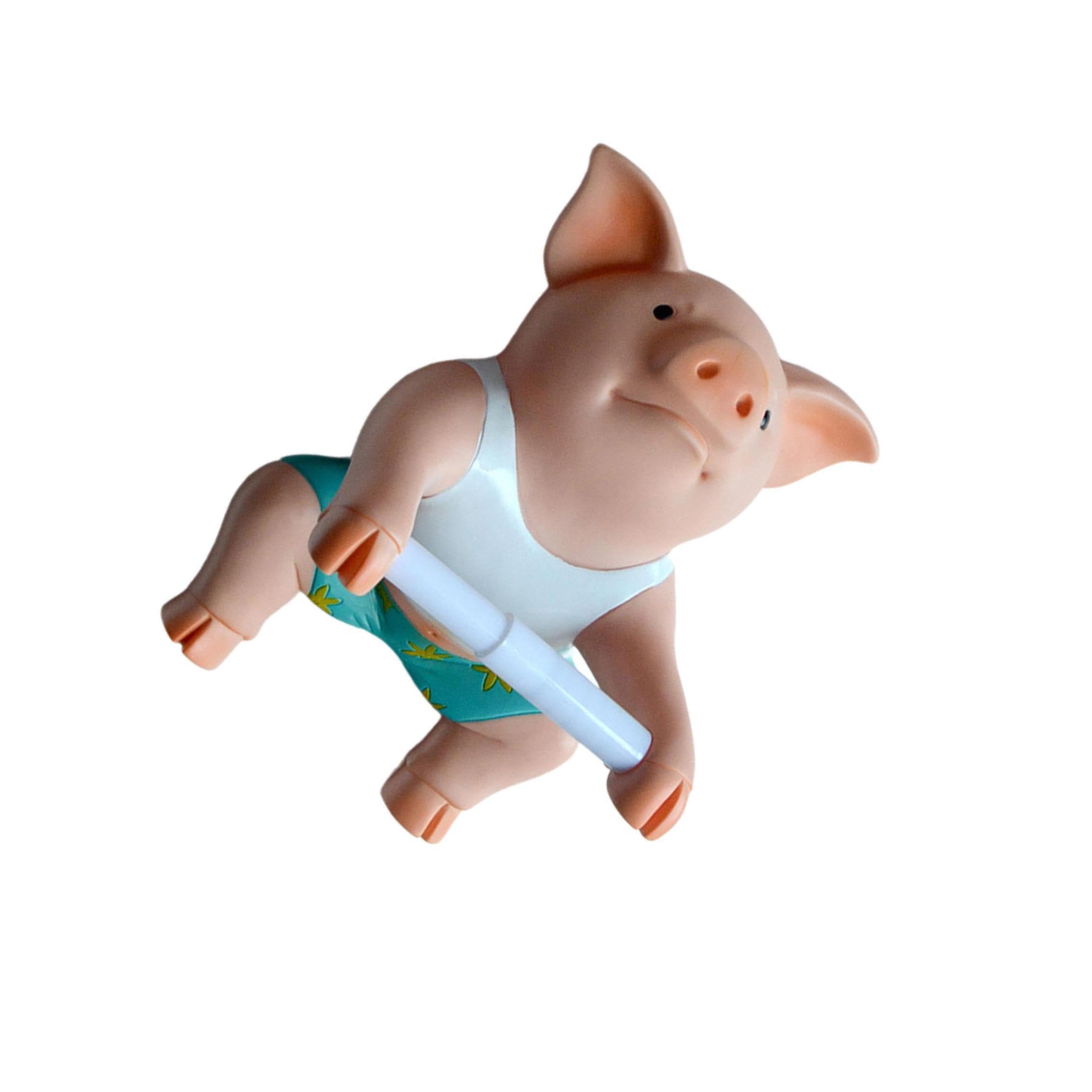CYDZSRA for Creative Cartoon Roll Dispenser Wall Sculpture Funny Toilet Paper Holder Cute Animal Figurine Wall Mounted Towel Holder Cute Toilet Roll Animal Figurine Bathroom