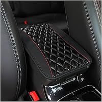 Vista 17 de Moly Magnolia Cojín Acolchado para Consola Central de Automóvil, Cubierta Protectora Universal de Cuero Impermeable para Caja de Asiento