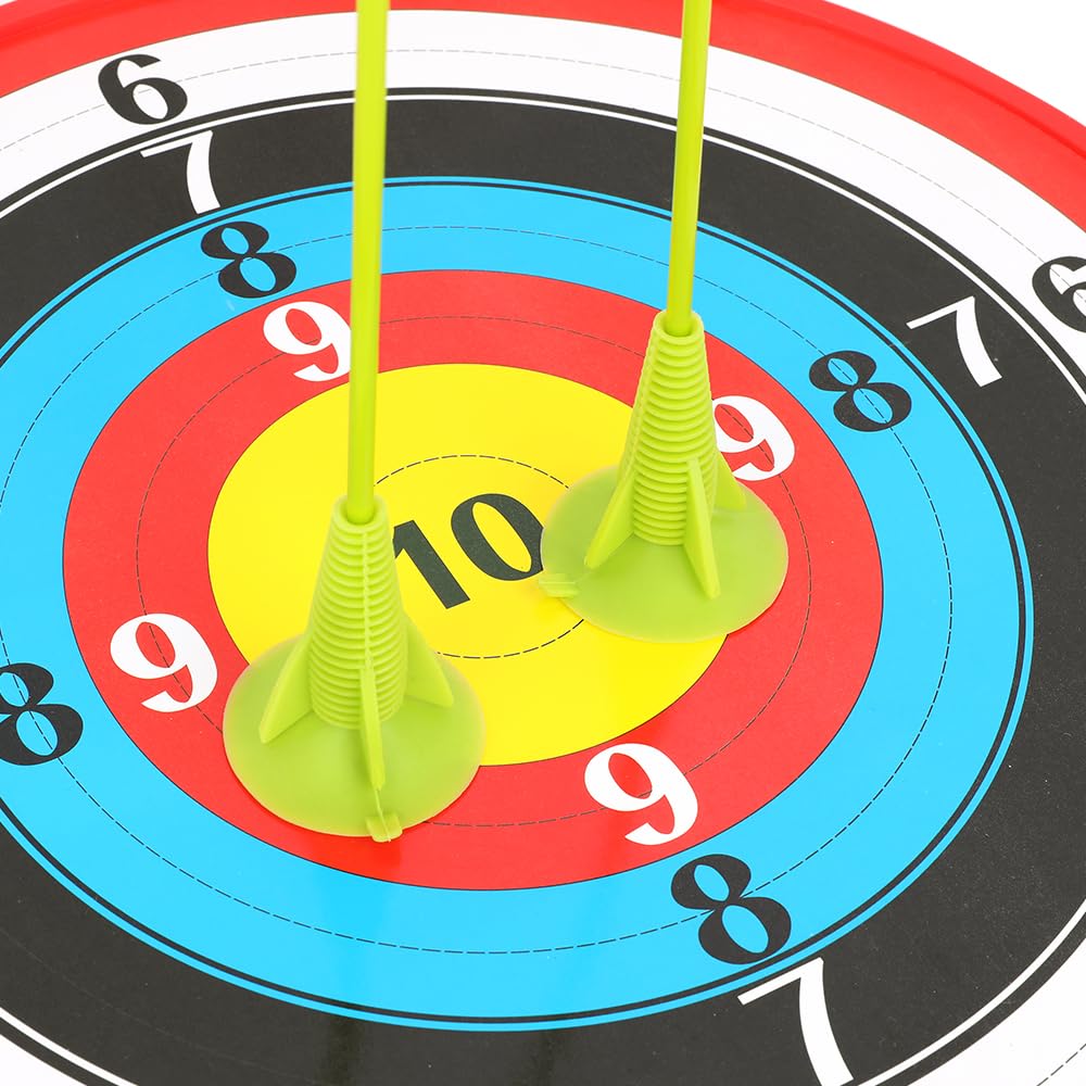 Lot de 12 flèches à ventouse en fibre de verre 68 cm - Flèches d'aspiration sûres pour les jeunes - Pour la pratique du tir à l'arc