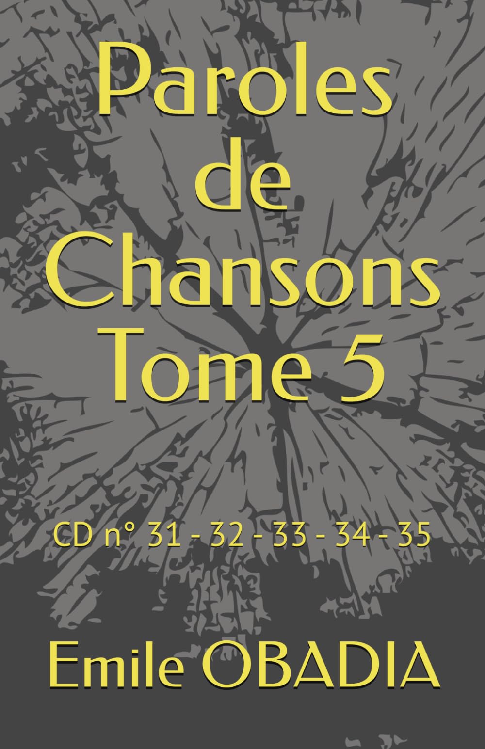 Paroles de Chansons Tome 5: Recueil de Paroles Tome 5
