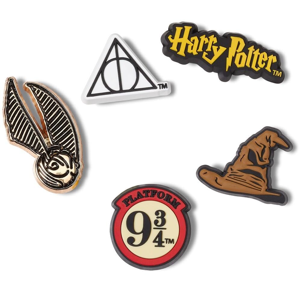 Crocs Jibbitz Shoe Charms, Harry Potter Movie Characters Collection Multi Packs, One Size