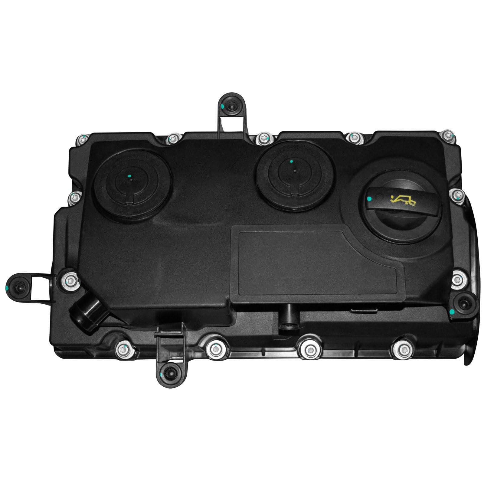 Tapa de válvula tapa de culata compatible con Go-lf 5 Polo A3 Leon Tol-edo 1.9 TDI 2.0 TDI reemplazo para 03G103469G 03G103469M 03G103475E