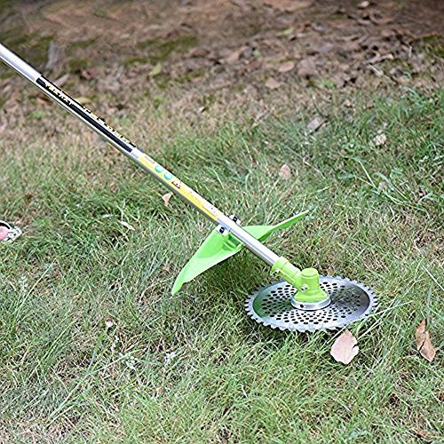 Wisamic 10 inch 60T Carbide Blade Tip with Washer Brush Cutter Trimmer Weed Eater Blade-2 Pack