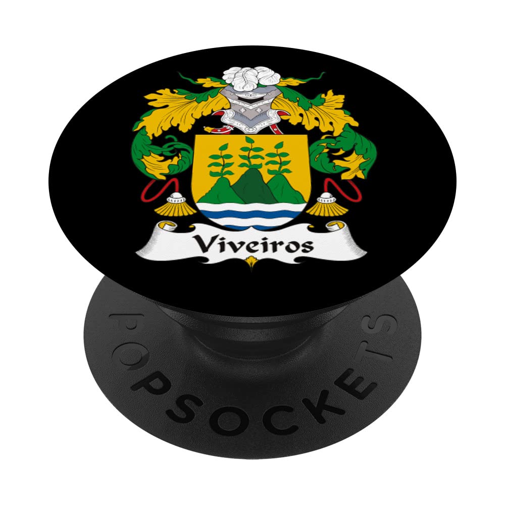 Viveiros Coat of Arms - Family Crest PopSockets Swappable PopGrip