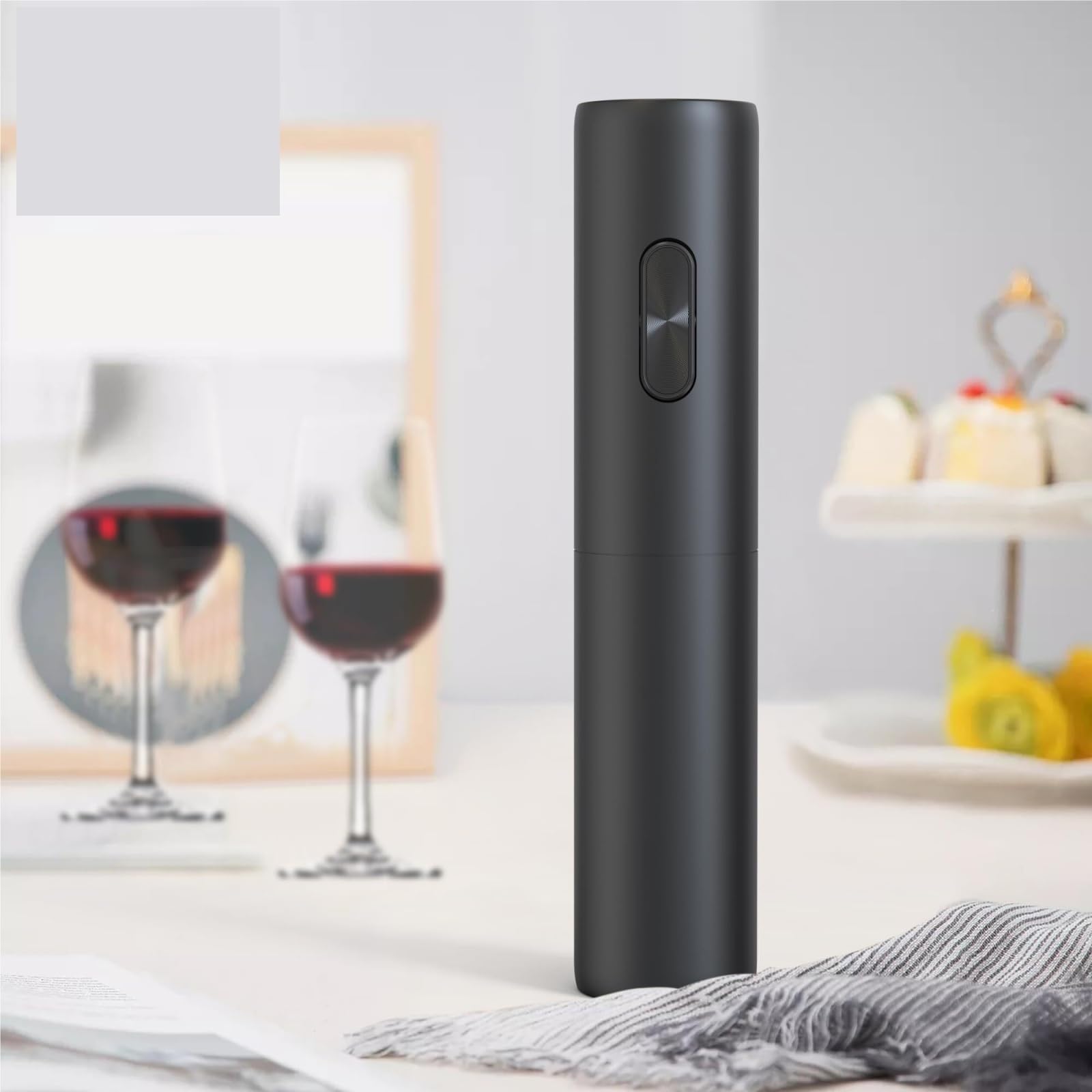 Sacacorchos Abridor eléctrico de Botellas Vino a Pilas. Apertura con un Solo Toque Herramienta Cocina