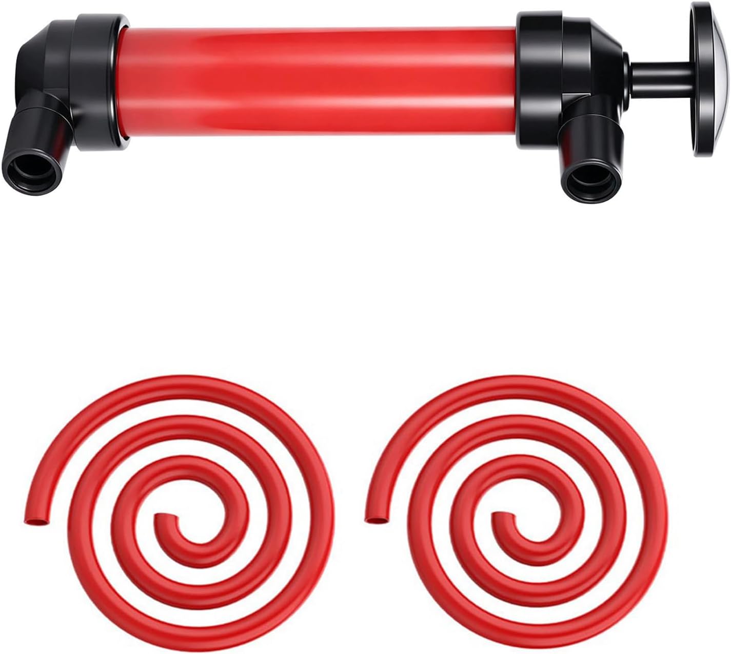 Easy to Use Manual Siphon Compact Liquid Transfer Pumps for Oils Change Water Replacement and Fuels Transfer Tasks Hand Fluid Pumps