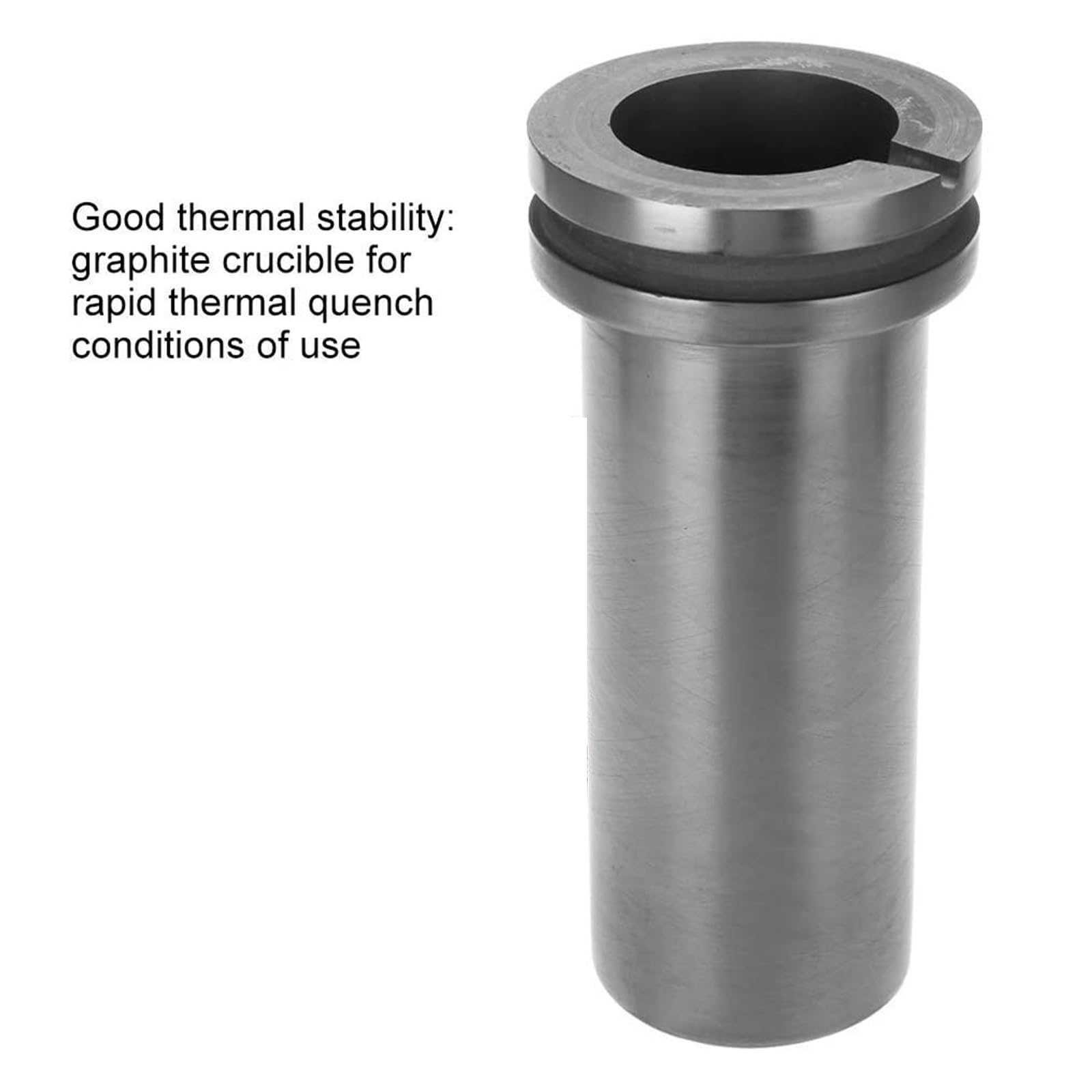 Raffinazione della lingottiera Crogiolo for colata di grafite, crogiolo for fusione metalli da 1 2 3 kg, forno lunga durata for la strumenti in rame oro argento(75x60x170mm)