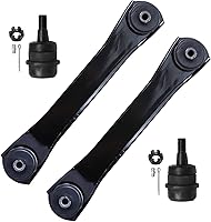 Vista 123 de Detroit Axle - 4 brazos de control traseros para Ford C-Max Focus Mazda 3 5 Volvo C30 C70 S40 V50, 4 brazos de control superior e inferior