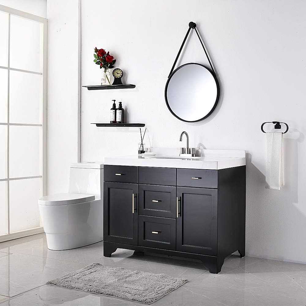 Flash Deals - 40% OFF phiestina Brushed Nickel 4 Inch 2 Handle Centerset Lead-Free Bathroom Sink Faucet, with Copper Pop Up Drain and 2 Water Supply Lines, BF015-1-BN