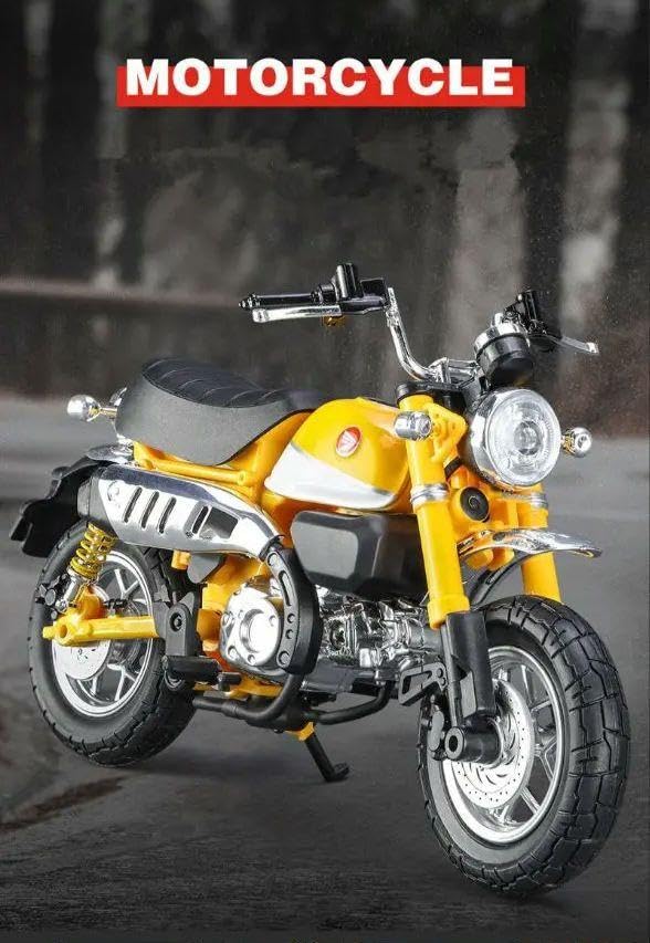 Amazon.co.jp: ホンダ モンキー イエロー MN82 バイク : おもちゃ